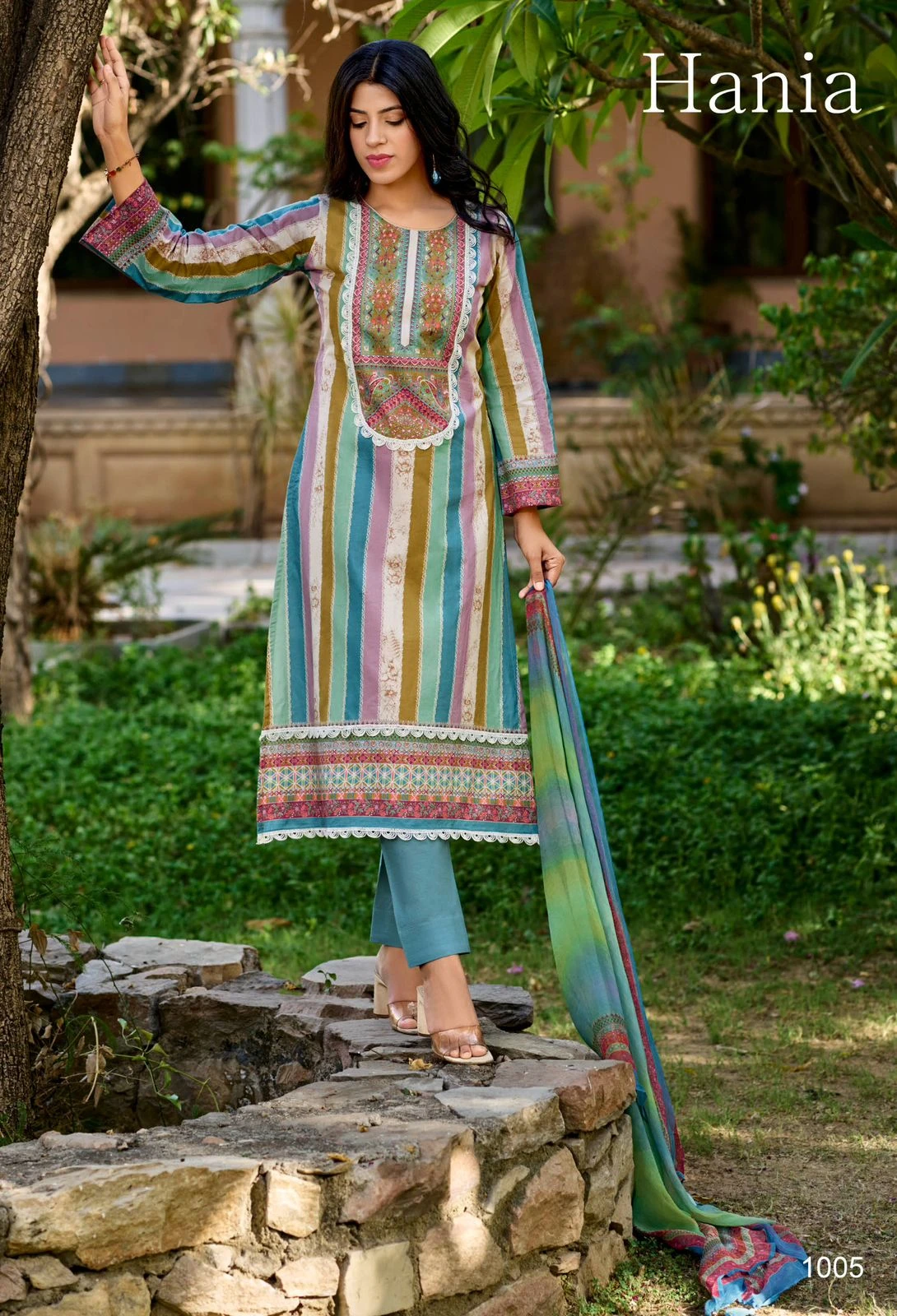 Kilory Trendz Hania Pure Lawn Cotton Wholesale Fancy Salwar Suit Catalog — Wholesale Salwar Suits, Kilory Trends wholesale from Surat - Gallery Image 5